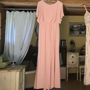 BHLDN Lena dress in blush